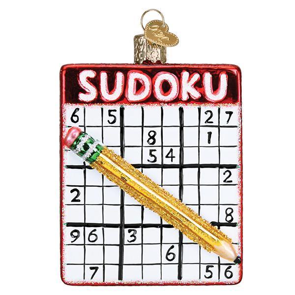Sudoku Ornament Old World Christmas