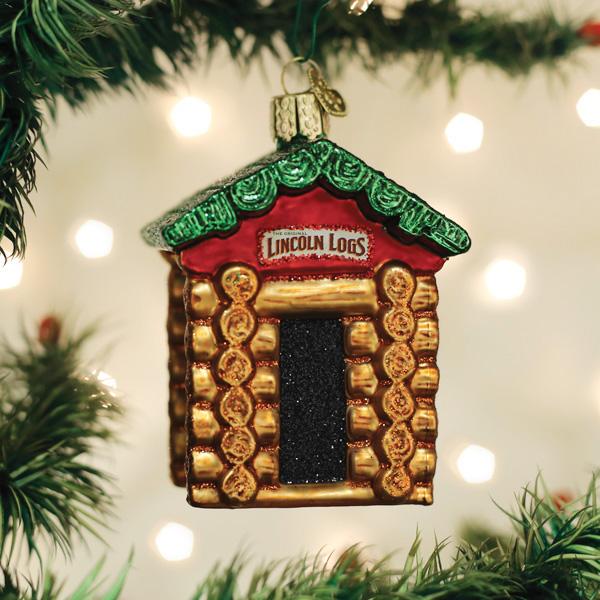 Lincoln Logs Ornament Old World Christmas