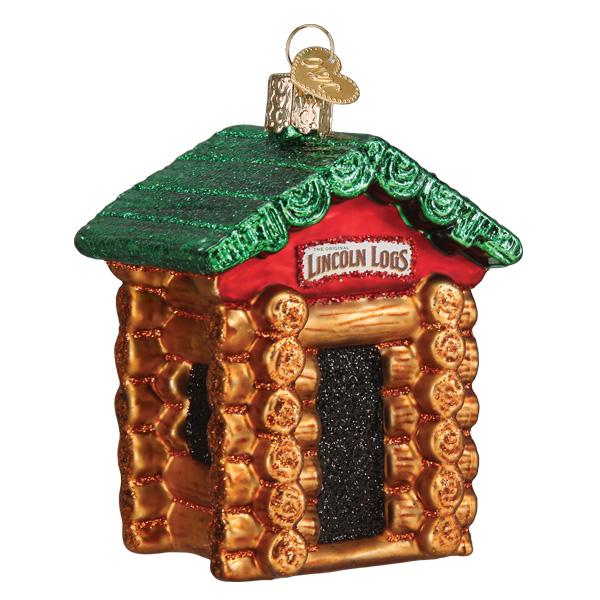 Lincoln Logs Ornament Old World Christmas