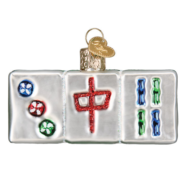 Mahjong Ornament Old World Christmas