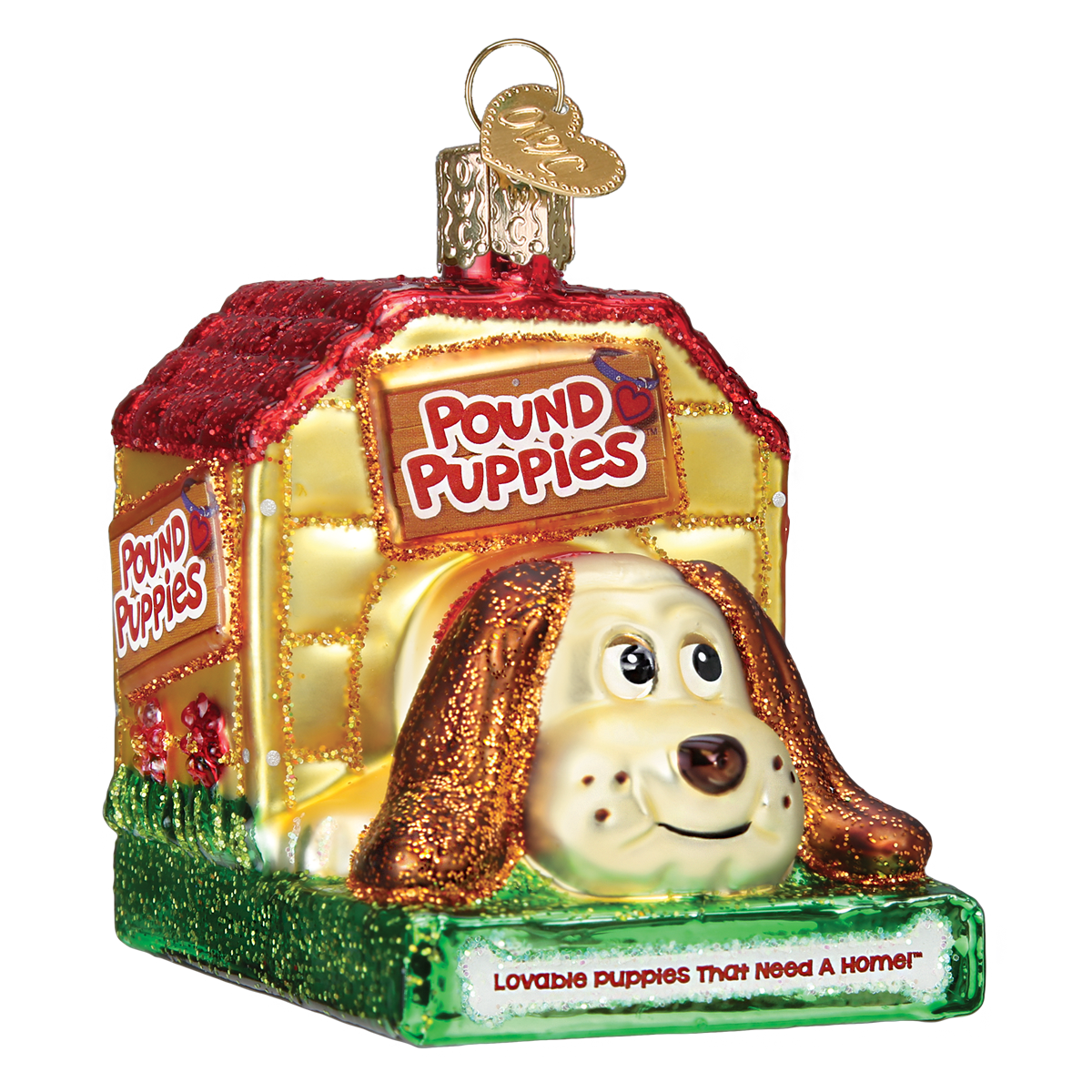 Pound Puppies Ornament Old World Christmas