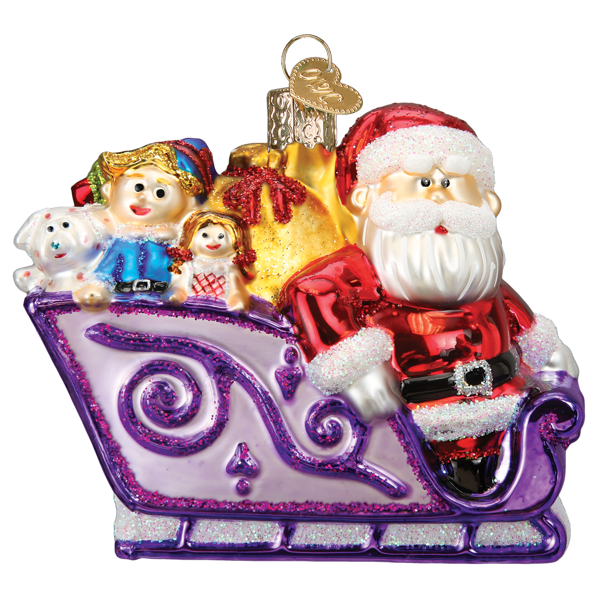 Santa And Friends Ornament Old World Christmas
