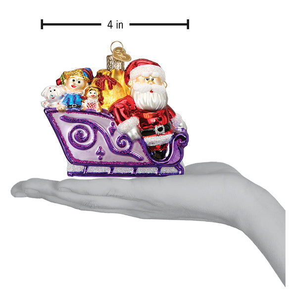 Santa And Friends Ornament Old World Christmas