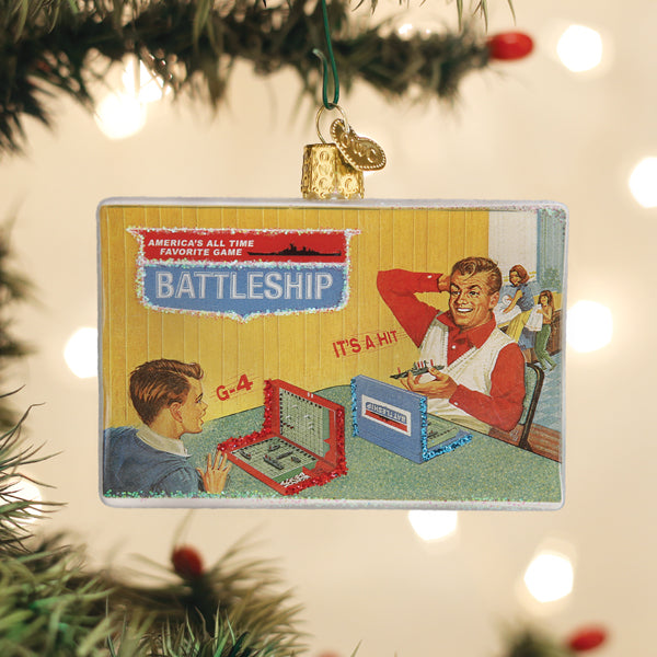 Battleship Ornament Old World Christmas