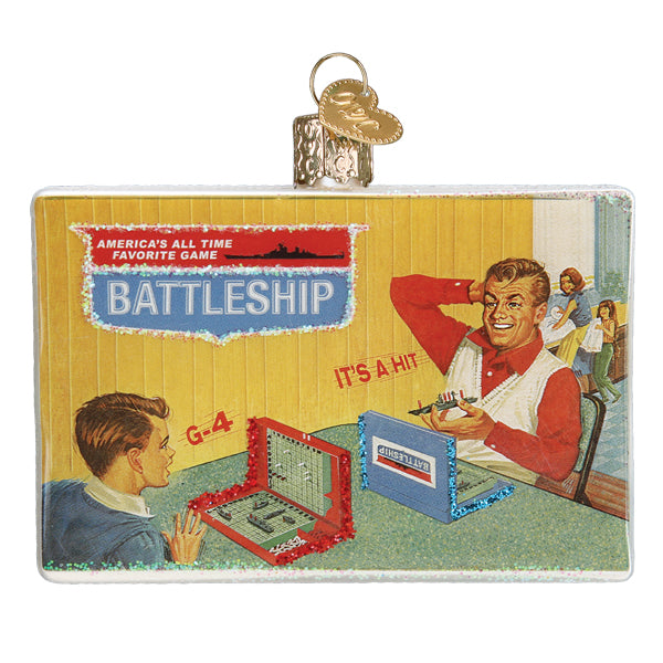 Battleship Ornament Old World Christmas