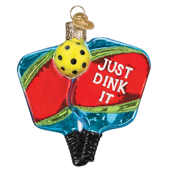 Pickleball Paddles Ornament Old World Christmas