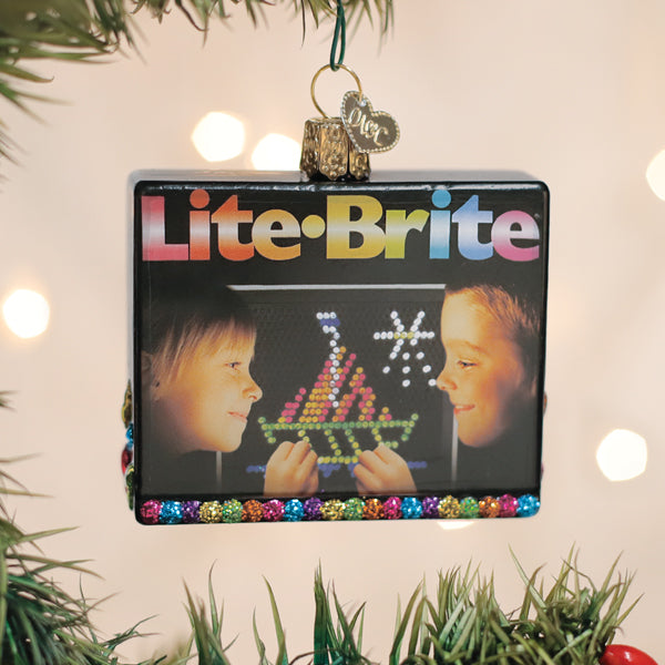 Lite Brite Box Ornament Old World Christmas