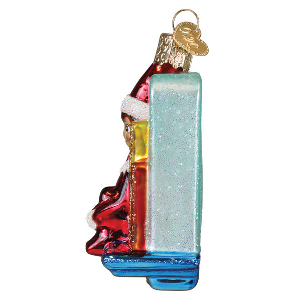 Scout Elf Storytime Ornament Old World Christmas