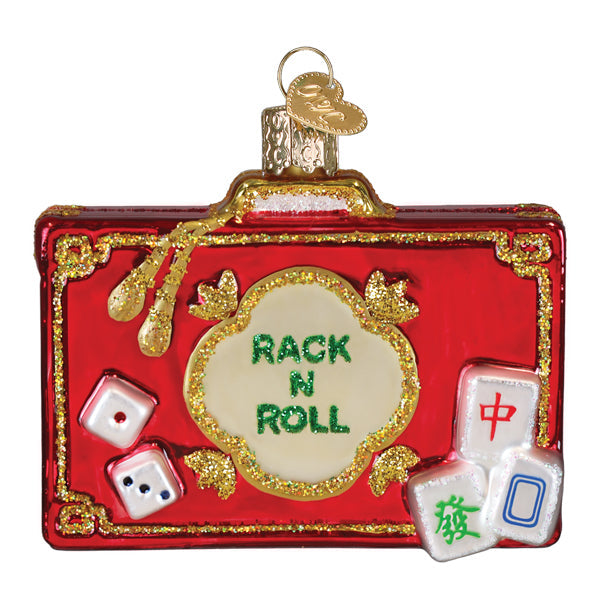 Rack N Roll Mahjong Ornament Old World Christmas