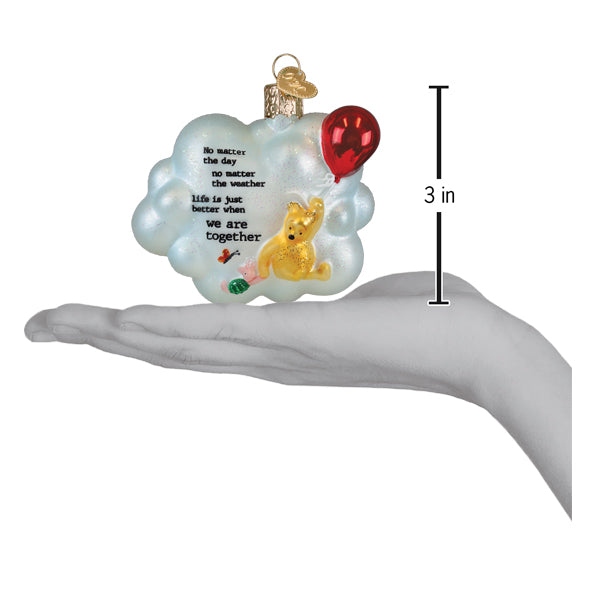 Winnie And Piglet Together Ornament Old World Christmas