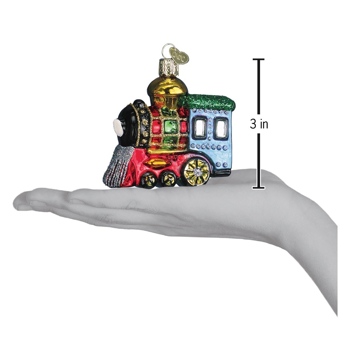 Small Locomotive Ornament Old World Christmas