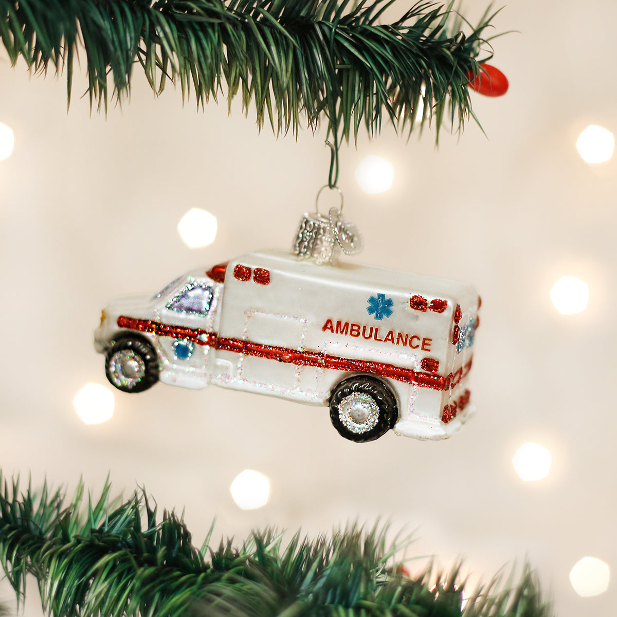 Ambulance Ornament Old World Christmas