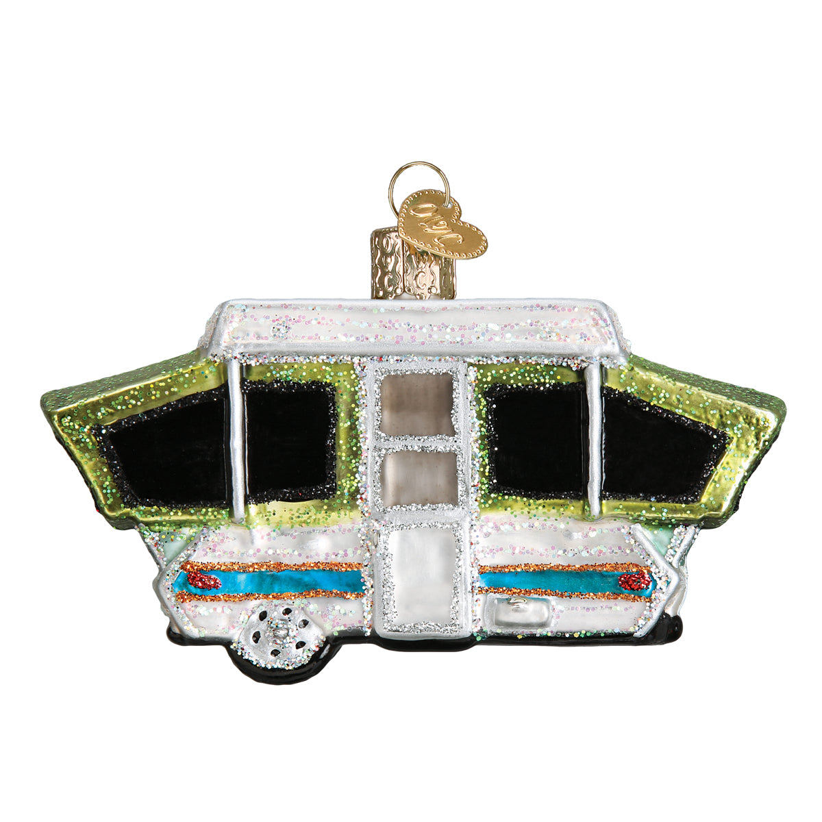 Tent Camper Ornament Old World Christmas