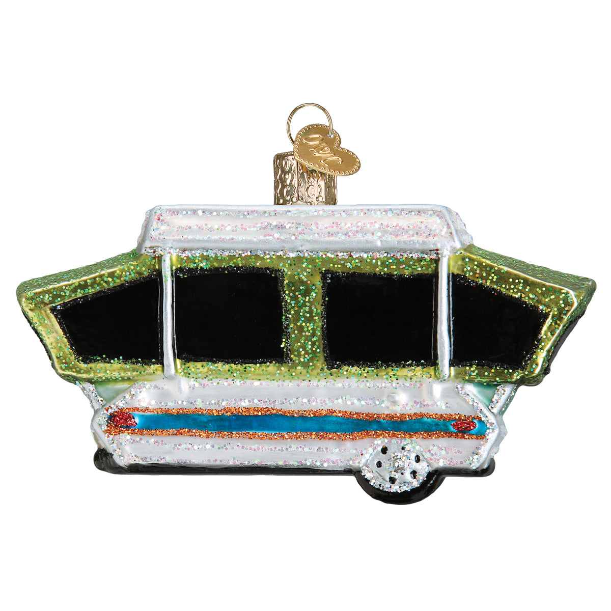 Tent Camper Ornament Old World Christmas