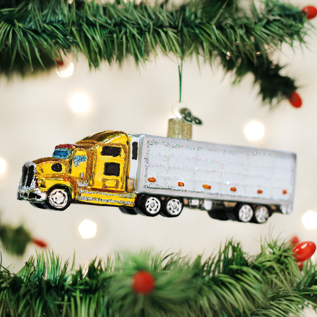 Semi Truck Ornament Old World Christmas