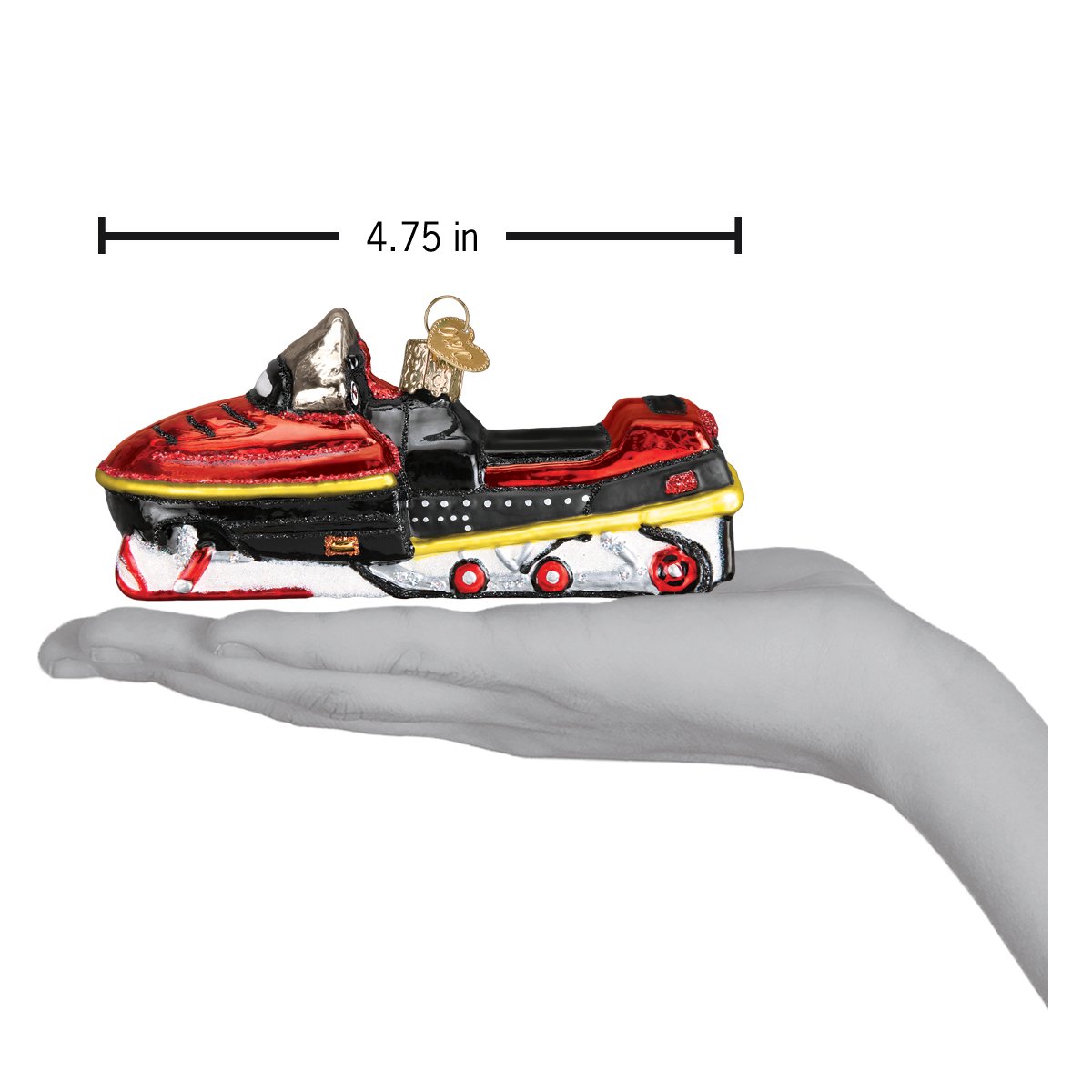 Snowmobile Ornament Old World Christmas