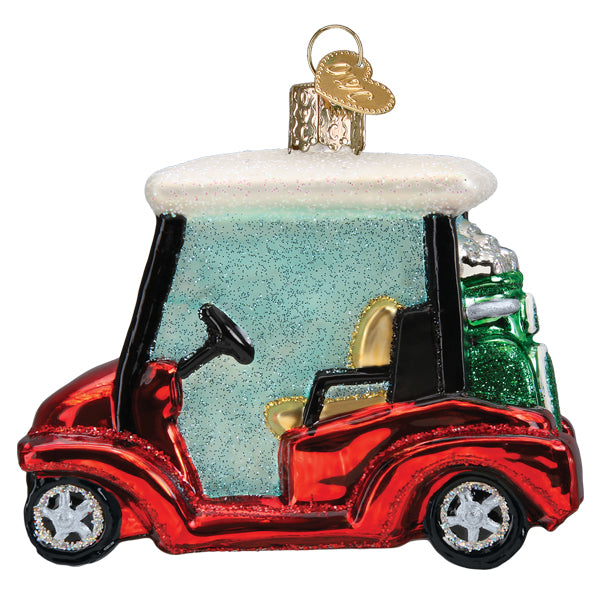 Golf Cart Ornament Old World Christmas