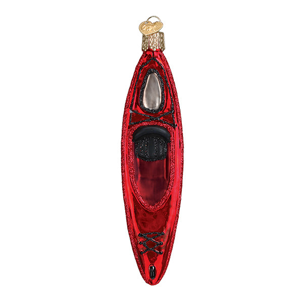 Red Kayak Ornament Old World Christmas