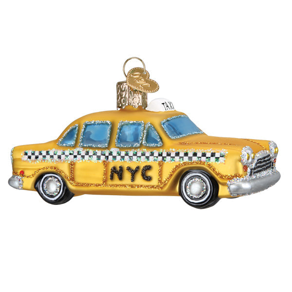 NYC Taxi Ornament Old World Christmas