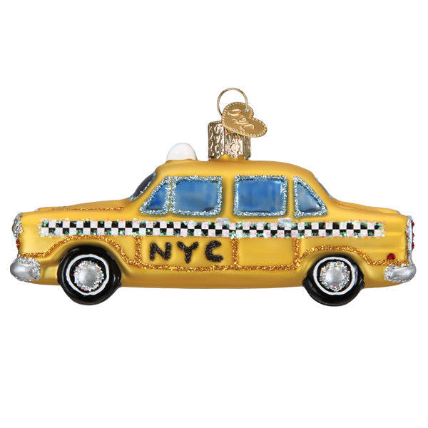 NYC Taxi Ornament Old World Christmas