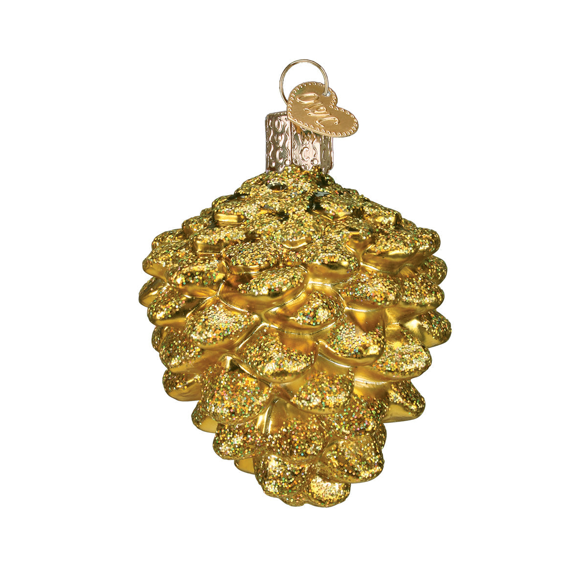 Small Gold Pine Cone Old World Christmas