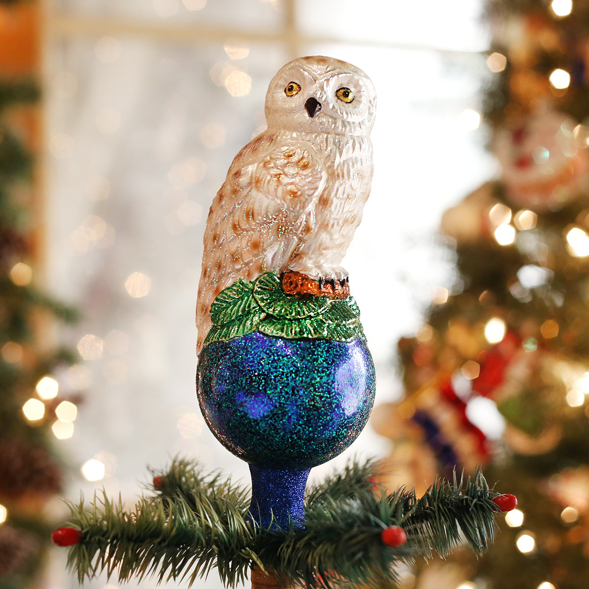 Owl Tree Top Old World Christmas