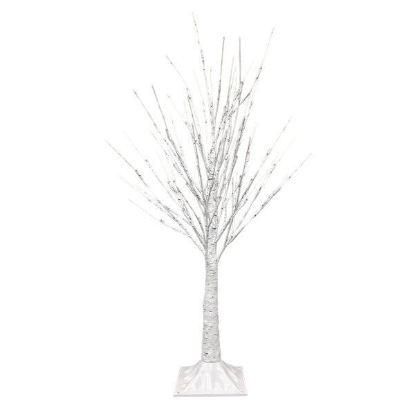 3' Lit Winter White Birch Tree Old World Christmas