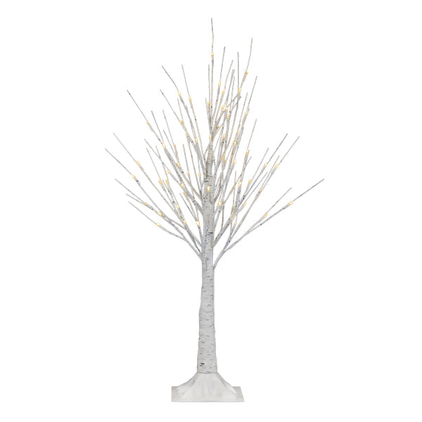 3' Lit Winter White Birch Tree Old World Christmas