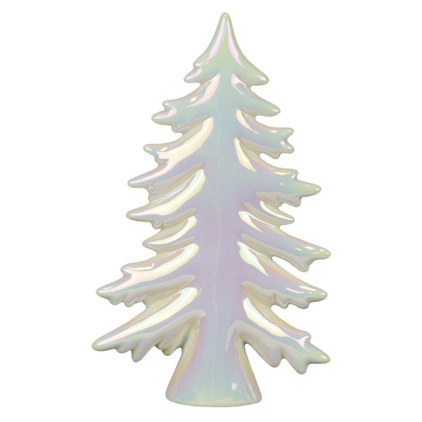 Iridescent Ceramic Trees Set Old World Christmas