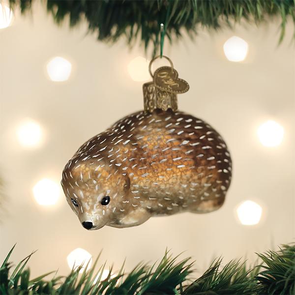 Vintage Hedgehog Ornament Old World Christmas