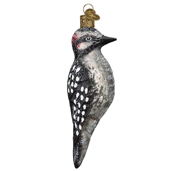 Vintage Hairy Woodpecker Ornament Old World Christmas