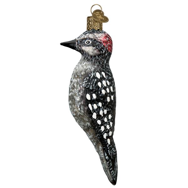 Vintage Hairy Woodpecker Ornament Old World Christmas