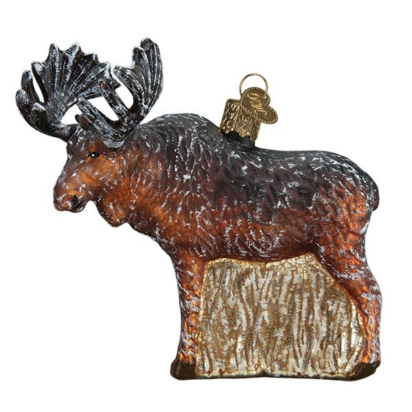 Vintage Moose Ornament Old World Christmas