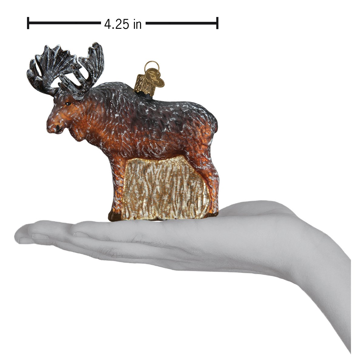 Vintage Moose Ornament Old World Christmas