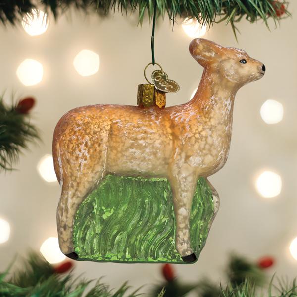 Vintage Doe Ornament Old World Christmas