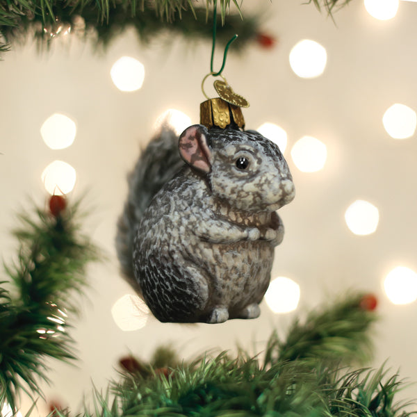 Vintage Chinchilla Ornament Old World Christmas