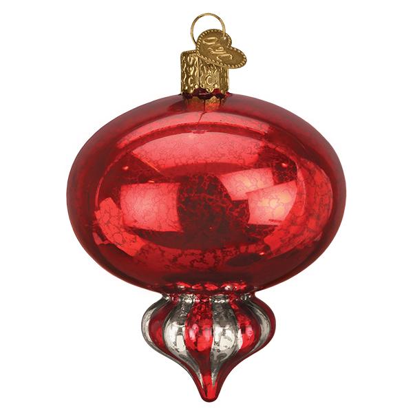Red Peppermint Reflection Old World Christmas