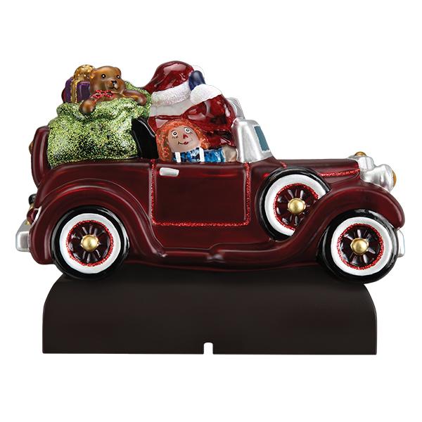 Santa In Antique Car Light Old World Christmas