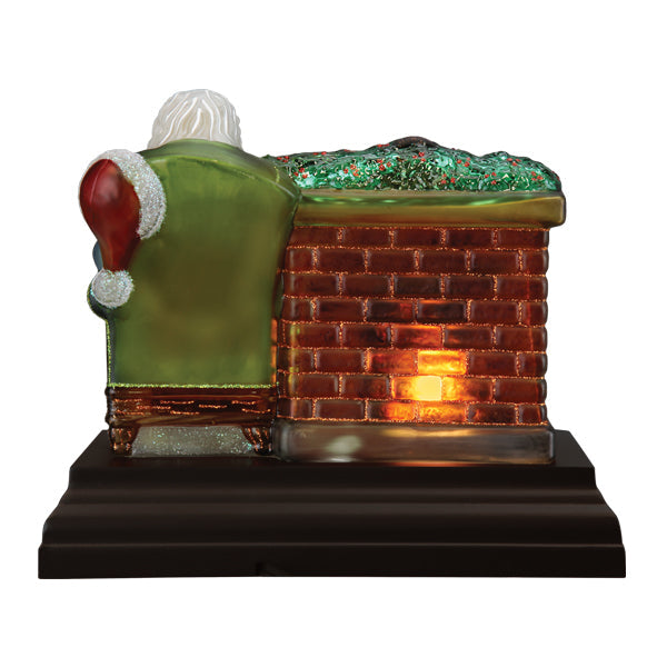 Santa At Hearth Light Old World Christmas
