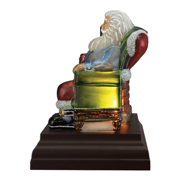 Santa At Hearth Light Old World Christmas