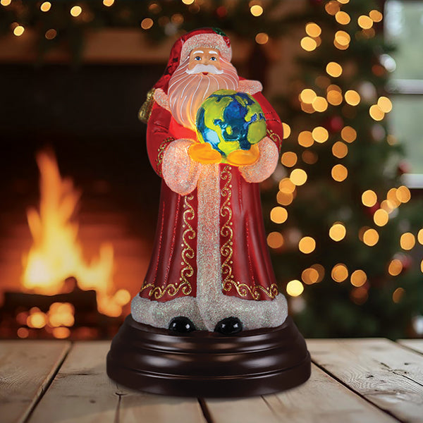 World Peace Santa Light Old World Christmas