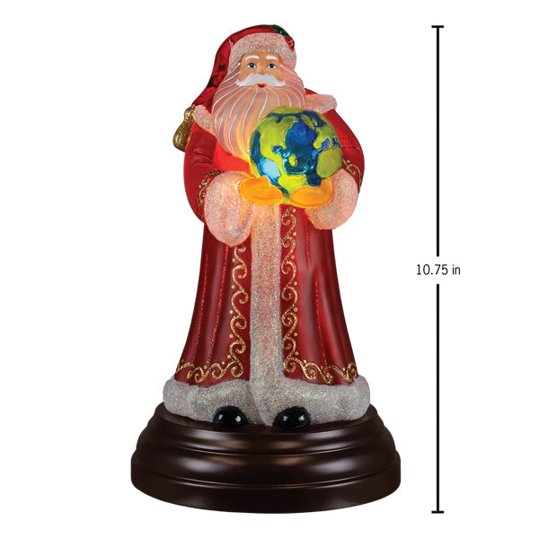 World Peace Santa Light Old World Christmas