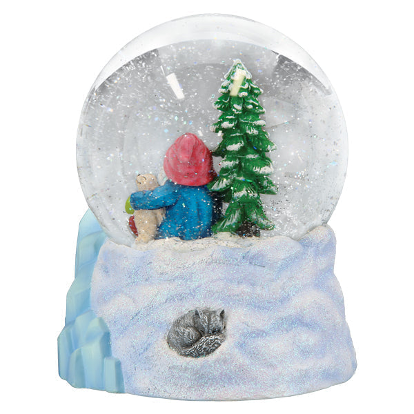 Winter Arctic Gnome Snow Globe Old World Christmas