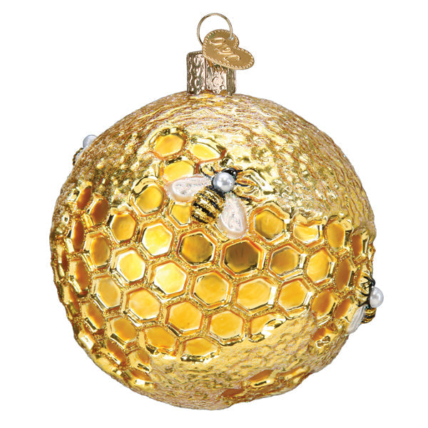 Bee Blessed Round Ornament Old World Christmas