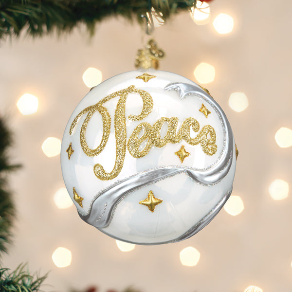 Peace & Joy Round Ornament Old World Christmas