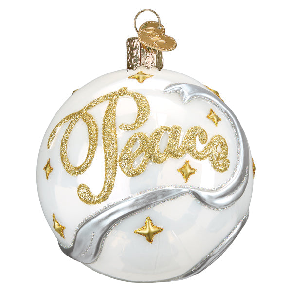 Peace & Joy Round Ornament Old World Christmas