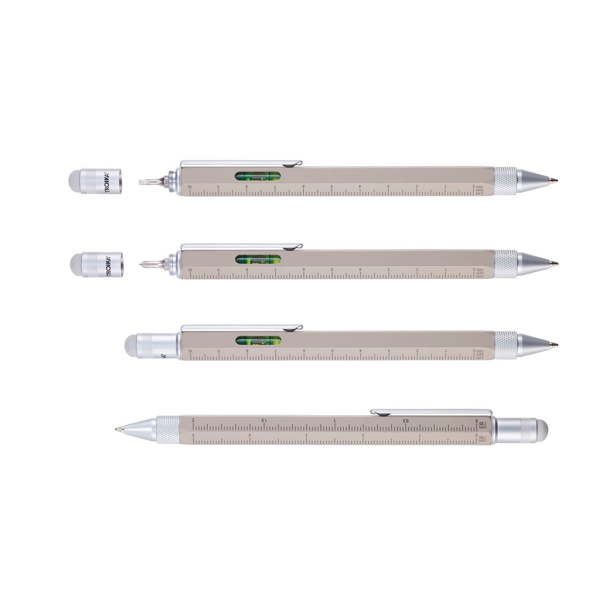 Troika Construction Ballpoint Tool Pen: Black Gold