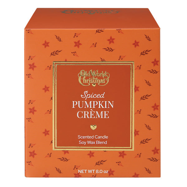 Spiced Pumpkin Creme Candle Old World Christmas