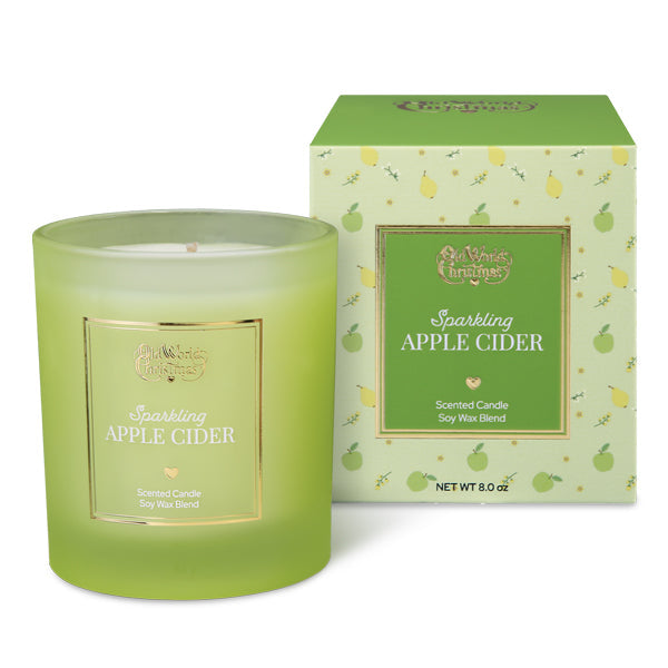 Sparkling Apple Cider Candle Old World Christmas