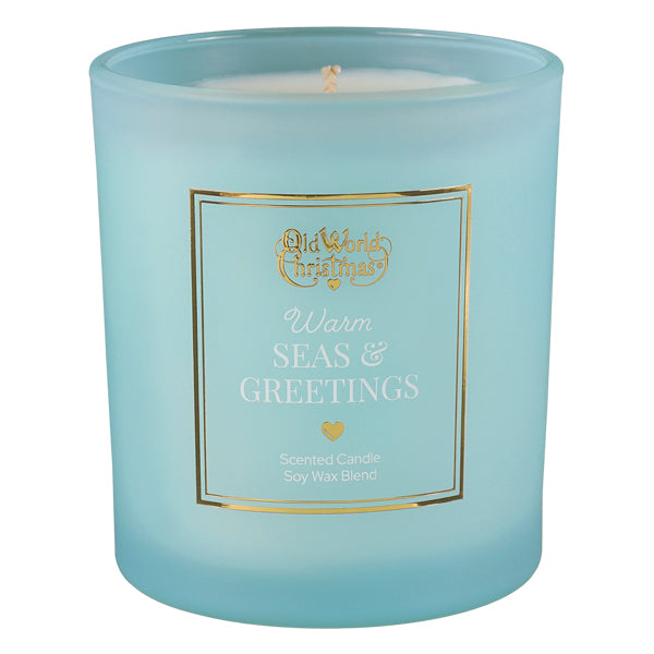 Warm Seas & Greetings Candle Old World Christmas